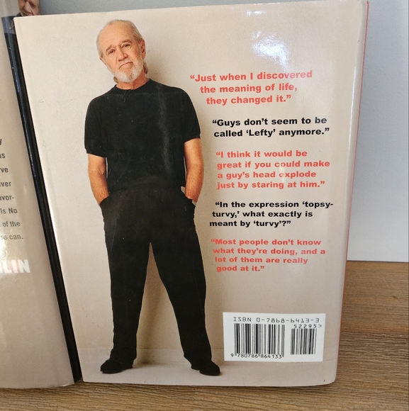 GEORGE CARLIN Lot Of 2 1st Edition Hardcover Books - Picture 6 of 15